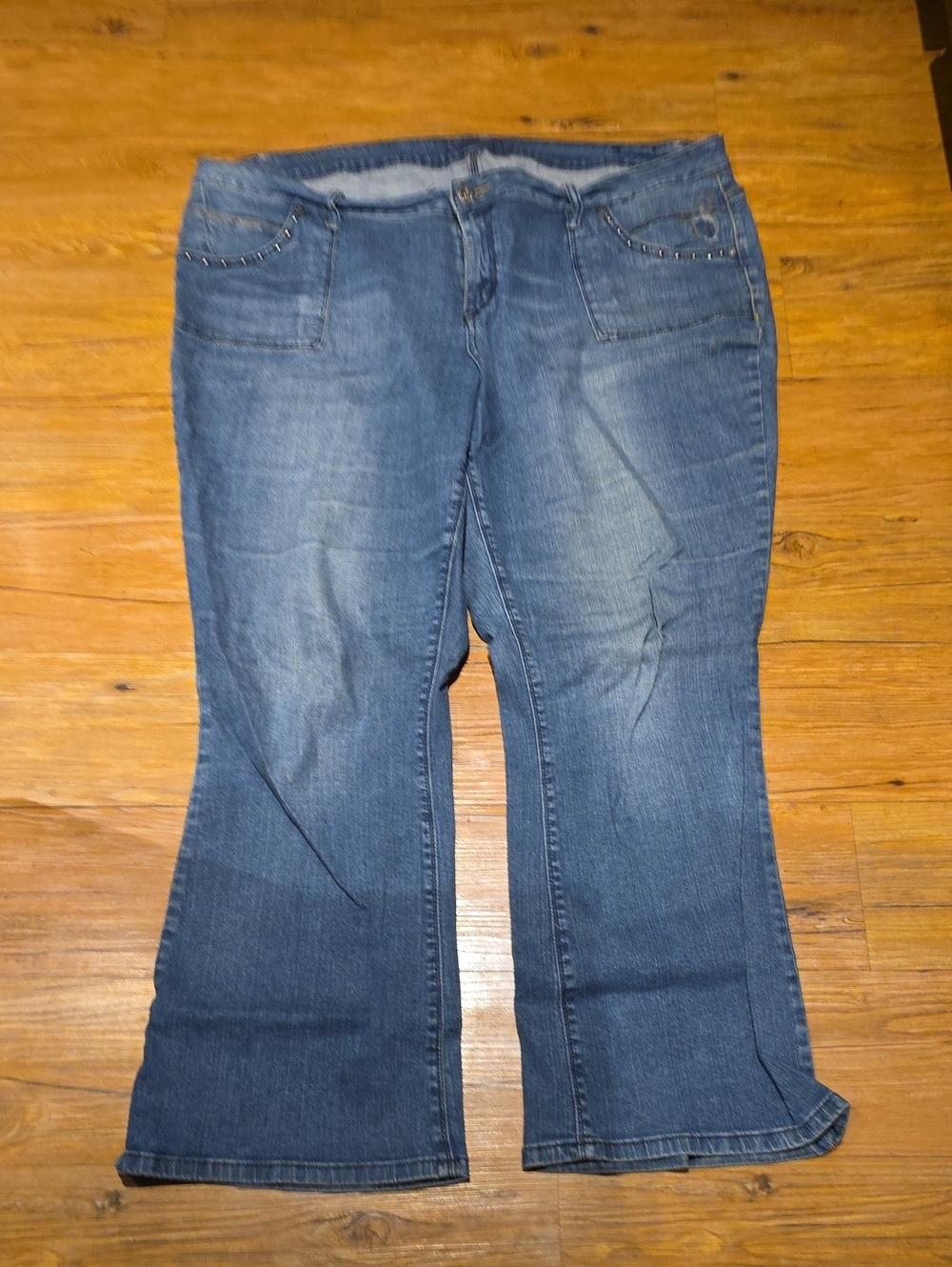 Zanadi Women's Dark Blue Bootcut Jeans